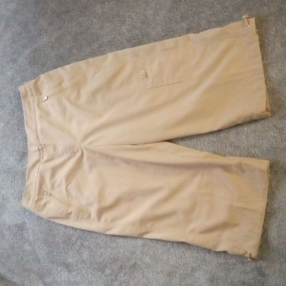 Tail Tech Performance khaki sport capris golf